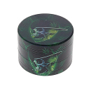Grinder "Skulls" Metall, 6 versch. Motive; 4-tlg.; 52 x 35 mm; einzeln