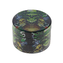 Grinder "Skulls" Metall, 6 versch. Motive; 4-tlg.; 52 x 35 mm; einzeln