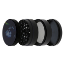 Grinder "Bob Marley" Metall; 4-tlg.; 50 x 37 mm; einzeln