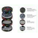 Grinder "Lips"; Metall; 6 verschiedene Motive;...