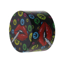 Grinder "Lips"; Metall; 6 verschiedene Motive; 52 x 35 mm; einzeln