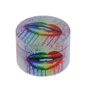 Grinder "Lips"; Metall; 6 verschiedene Motive; 52 x 35 mm; einzeln