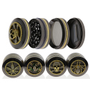 Grinder "Diamonds" Metall; 4 versch. Motive; 4-tlg.; 52 x 43,5 mm, einzeln