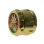 Grinder "Hanfblatt Gold" Metall, 4-tlg.; 55 x 41 mm