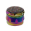 Grinder "Konfetti Glitter" Metall, 4-tlg.; regenbogenfarbig; 55 mm 41 mm