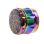 Grinder "Konfetti Glitter" Metall, 4-tlg.; regenbogenfarbig; 55 mm 41 mm