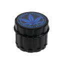 Grinder "Hanfblatt Amsterdam"; Metall;  6 versch; 55 x 44 mm; einzeln