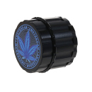 Grinder "Hanfblatt Amsterdam"; Metall;  6 versch; 55 x 44 mm; einzeln