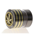 Grinder "High Grade Glitter" Metall, 4 versch. Motive; 4-tlg.; 52 x 62 mm; einzeln