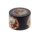 Grinder "Yin & Yang" Metall; 6 versch. Motive; 4-tlg.; 52 x 35 mm; einzeln