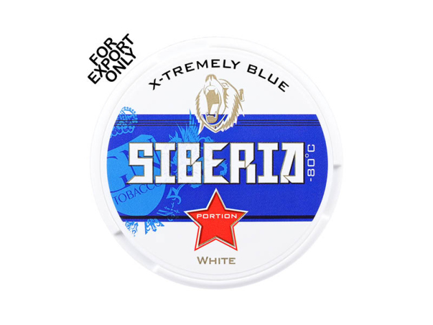 Siberia 80° Snus Blue White Ice Cold Power Chewing Bags; 13g, Kautabak (Rücknahme ist ausgeschlossen!)