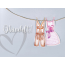 Hochzeitskarte "Obandelt!";...