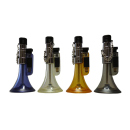 Sturmfeuerzeuge "Trompete" V-Fire Easy Torch; JET; 4 Farben; 12er Display