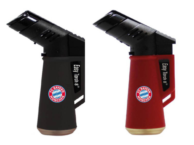 Sturmfeuerzeuge "FC Bayern", Easy Torch Rubber, 20er Display
