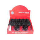 Sturmfeuerzeuge "FC Bayern", Easy Torch Rubber, 20er Display