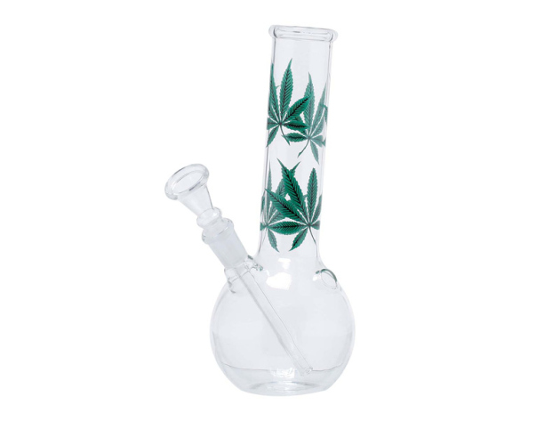 Glasbong "Multi Leaf" Green, 22cm