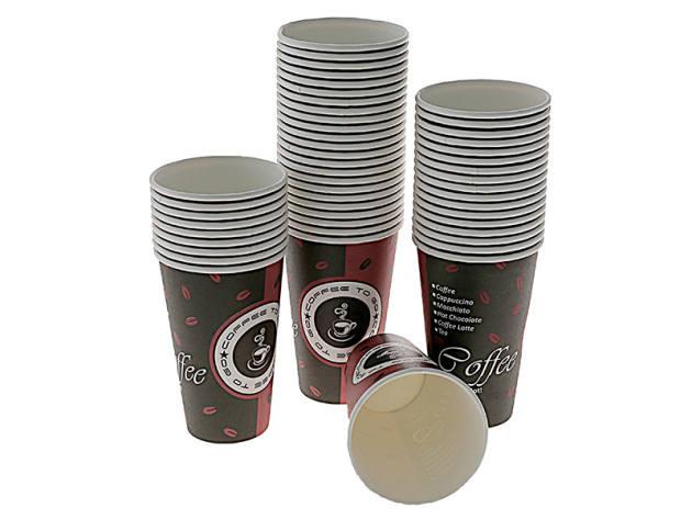 Coffee-to-go Cups 0,3l (300ml) - 1000 Coffee Cups with display