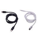 Tekmee Ladekabel USB-C auf USB-C, 1m, schwarz oder weiß