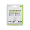 Tekmee Ladekabel USB-C auf Lightning, Fast Charge, 1m, weiß