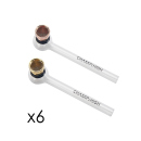 Glaspfeifen "Classic" mit Sieb, 12 cm, 12er...