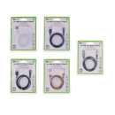 Tekmee Ladekabel USB auf USB-C, Flat, Nylon, 1m, versch....