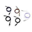 Tekmee Ladekabel USB auf USB-C, Flat, Nylon, 1m, versch....