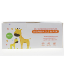 Mundschutz "KIDS Face Mask" PANDA; weiß; 3-lagig; 50er Box