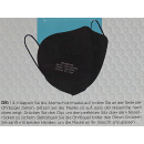 Mundschutz FFP2 Mask, schwarz, 1 Stück