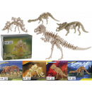 Naturholz-3D-Puzzle, Dinosaurierskelett I, 20er Display