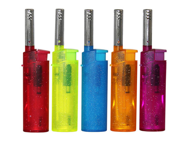 Stabfeuerzeuge mini "Trasparent" 25er Display