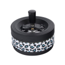 Drehaschenbecher "Gepard", blau;...