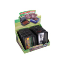 Zigaretten Rollbox "Reggae" PVC 80mm;...