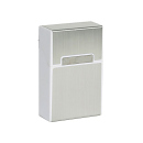 Zigarettenboxen "Metallic" mit Magnetverschluss; 12er Display