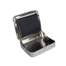 Zigaretten Rollbox Metall silber