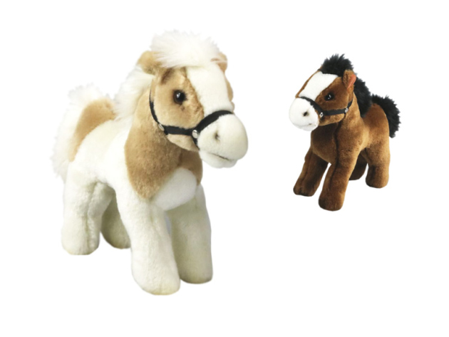 Plüsch Pferd, 23 cm, 2-fach sortiert, einzeln