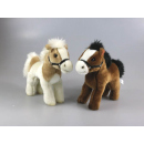 Plüsch Pferd, 23 cm, 2-fach sortiert, einzeln