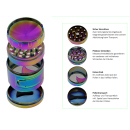 Grinder "Rainbow" Metall mit Auffangkorb,...