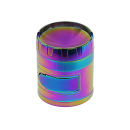 Grinder "Rainbow" Metall mit Auffangkorb, 4-teilig; 7,1 cm x 6,15 cm