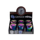 Grinder "Rainbow" Metall mit Auffangkorb, 4-teilig; 7,1 cm x 6,15 cm