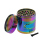 Grinder "Rainbow" Metall mit Auffangkorb, 4-teilig; 7,1 cm x 6,15 cm