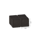 Coco Palm XL SIZE Naturkohle, 1 kg in W&uuml;rfeln;...