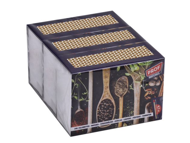 Streichhölzer "Cooking" ca. 4,7 cm, 3er Packung