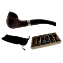 Pfeife "Excellent" braun u. schwarz mit...