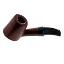 Pfeife "Excellent" braun u. schwarz mit Kunststoffmundstück, 9 mm Filter