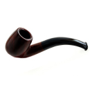 Pfeife "Excellent" nussbaum/schwarz, mit...