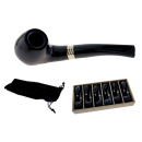 Pfeife "Excellent" schwarz, mit...