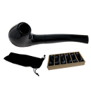 Pfeife "Excellent" schwarz Lack mit...