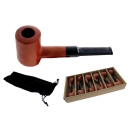 Pfeife "Excellent" Kirschholz u.schwarz, mit...