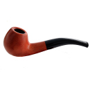 Pfeife "Excellent" Kirschholz u.schwarz, mit Kunststoffmundstück, 9 mm Filter