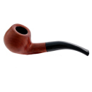 Pfeife "Excellent" Kirschholz u.schwarz, mit Kunststoffmundstück, 9 mm Filter